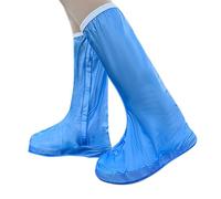 Fundas impermeables para zapatos de lluvia para hombres y mujeres, fundas para zapatos al aire libre, reutilizables, impermeables, ligeras, protectores portátiles para botas con cremallera lateral