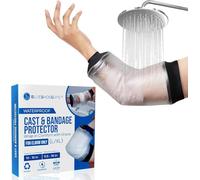 Fundas impermeables reutilizables para brazo de ducha, 37 x 20 cm para una protección adecuada de heridas, cubierta de ducha PICC Line y protector de manga impermeable para IV, cubierta de línea de