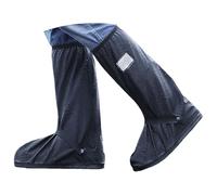 Fundas impermeables reutilizables para zapatos de lluvia, cierres ajustables, ideales para viajes en bicicleta, viajes al aire libre y paseos de día lluvioso, estilos transparentes y opacos con suela