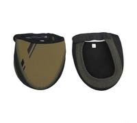 Fundas impermeables y resistentes al viento para zapatos de bicicleta sin clip, cobertura de media longitud, protección térmica, construcción de neopreno elástico ligero (M.)