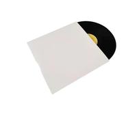 Fundas interiores de vinilo, Fundas Interiores De Papel Kraft Compuesto, Cubiertas Exteriores Cartón, Paquete 10, Multicolor, 12 Pulgadas(12in White Without)