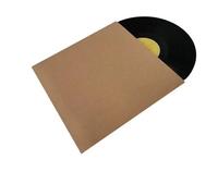 Fundas interiores de vinilo, Fundas Interiores De Papel Kraft Compuesto, Cubiertas Exteriores Cartón, Paquete 10, Multicolor, 12 Pulgadas(12in Khaki Without)