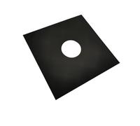 Fundas internas para Discos de Vinilo Fundas Protectoras for Discos de Vinilo 12 Pulgadas, for álbumes, Fundas Interiores for Papel Kraft, Bolsas for LP antiestáticas, 10 Uds(with Hole-Black)