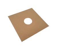Fundas internas para Discos de Vinilo Fundas Protectoras for Discos de Vinilo 12 Pulgadas, for álbumes, Fundas Interiores for Papel Kraft, Bolsas for LP antiestáticas, 10 Uds(with Hole-Brown)