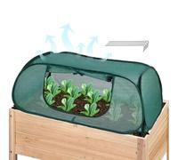 Fundas jardín Camas elevadas | Protector De Plantas Transpirable con 4 Estacas para Tierra - Protectores Vegetales para Jardín | Frutas Verduras Macetas Fresas Plántulas Tomates Exterior Invernadero