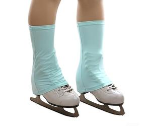 Fundas ligeras y plegables para botas de patinaje para pistas de hielo, ensayos y actuaciones con lavado a máquina en frío (azul)