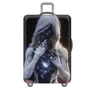 Fundas Maletas De Viaje,Cielo Estrellado Arquitectura Funda para Maleta De Viaje,Funda Maleta Protectora 18-32 Pulgadas,Luggage Cover para Maletas,contra Rozaduras Y Polvo (Color 2,M(22-24inch))