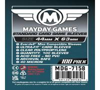 Fundas Mayday 44x63 mm para cartas mini - 100 unidades