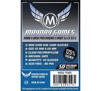 Fundas Mayday Games Premium Mini Euro Card Sleeve 45x68 mm (50 unidades)