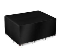 Fundas Mesa Exterior Impermeable,Funda para Exterior Impermeable 200x140x125cm/LxWxH 600D Oxford en revestimiento de PU Fundas para Mesas de Jardín,Tela Protector para Rectangular Mesa Anti Viento