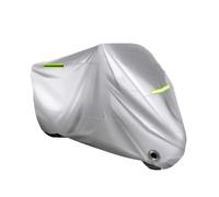 Fundas Motos para Har-Ley Da-vidson Road King® Elvis Presley Edition 2015, Protección Exteriores Bandas Reflectantes Tejido Impermeable Scooters Motocicletas Accesorios Piezas,Silver-XL