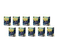 Fundas negras mate de la marca Dragon Shield [10 paquetes de 100 cada uno, 1000 en total] Caja fuerte para archivo sin PVC, tama o est ndar 120,