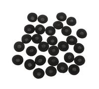 Fundas negras para auriculares de 15 mm a 20 mm, fundas para auriculares antiguos, funda protectora