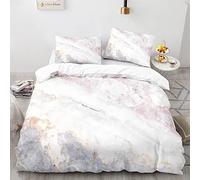 Fundas Nordicas Cama Microfibra Suave Marmol Funda Nórdica 135X200 Impresión 3D Fundas Nordicas para Cama De 90 con 2 Fundas De Almohada De 40X75Cm 135 X 200 Cm