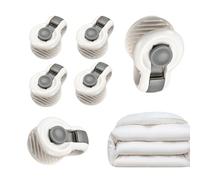 Fundas nórdicas genéricas - Clips de edredón | 6 piezas de clip acolchado acolchado para mantener el edredón, clips de bloqueo seguro, poner en ropa de cama e impedir que