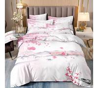 Fundas Nórdicas Gris, Rosa, Negro Funda Nordico Microfibra Colcha Cama Respirable,Funda Nordica 220 x 240 Cremallera Funda de Edredón 220x240+2 Funda Almohada 50x75cm