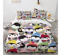 Fundas Nordicas para Cama De 90 Animales Niño Poliéster Juego De Ropa De Cama 135X200Cm Viene con 2 Fundas De Almohada De 40X75Cm. Antiarrugas Sin Hierro
