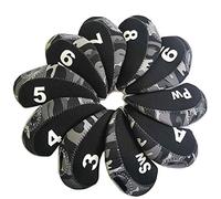 Fundas Palos De Golf 10pcs / Pack Golf Cubiertas de Hierro Set Club Head Cover 3,4,56,7,8,9,SAVIA hacia PROTECTECERA LIFTE PEQUEÑO A Prueba Agua