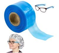 Fundas para Anteojos, 200 Piezas Fundas para Brazos para Anteojos, Desechables para Gafas contra el Color del Cabello, Tinte para el Cabello, Se Adapta a de Todos los Tamaños Azul, Fu