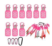 Fundas para anzuelos de, 9 Unidades, Resistentes, duraderas, para señuelos de, Mares, Agua Dulce, con Mosca, Cajas de Aparejos, Herramientas