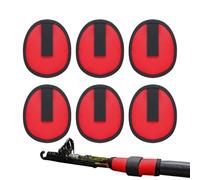 Fundas para anzuelos de , funda de cebo para caña, juego de 6 envolturas de señuelo para caña de pescar, equipo de arrastre de hielo, funda protectora de cebo portátil para protección de aparejos