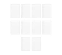 Fundas para archivador | 10 páginas de recarga para organizador 6 anillos tarjetas | Protectores de carga Fotos Postales | Índice Curso Periódico Colección Estudiante