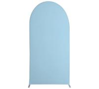 Fundas para Arcos de Boda 1 Pieza de Cubierta elástica for Arco Boda, decoración Puerta Flores, Fondo, utilería for Banquetes(Light Blue,50x120cm)