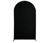 Fundas para Arcos de Boda 1 Pieza de Cubierta elástica for Arco Boda, decoración Puerta Flores, Fondo, utilería for Banquetes(Black,50x120cm)