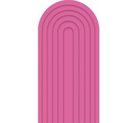 Fundas para Arcos de Boda Arco de Boda Dos Lados con Soporte for telón Fondo for decoración Fiesta cumpleaños(Rose Pink,50x120cm(1.6x4ft))
