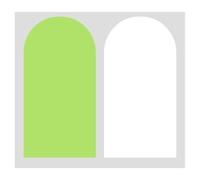 Fundas para Arcos de Boda Arco de Doble Cara con Cubierta elástica Licra for decoración Bodas, cumpleaños y Fiestas(Color3,1.6x3.9ft(50x120cm))