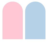 Fundas para Arcos de Boda Arco de Doble Cara con Cubierta elástica Licra for decoración Bodas, cumpleaños y Fiestas(Color18,1.6x3.9ft(50x120cm))