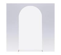 Fundas para Arcos de Boda Arco elástico de Licra for Fiestas, Bodas y Festivales, 1,2 m,5,8, con Laterales for telones Fondo, Cubiertas for decoración cumpleaños(White,50X120cm)