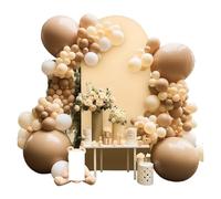 Fundas para Arcos de Boda Cubierta de Arco Boda Licra, Cubierta Soporte Ajustada for Fiesta cumpleaños, Ceremonia y decoración(Champagne,120x50cm (4FT))