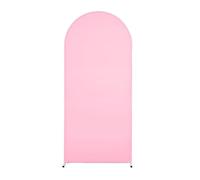 Fundas para Arcos de Boda Funda de Tela con Arco, Color sólido, elástica, for decoración Pared Fondo Fiesta cumpleaños y Boda(Pink,120X50cm)