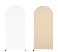 Fundas para Arcos de Boda Funda de Tela con Arco, Color sólido, elástica, for decoración Pared Fondo Fiesta cumpleaños y Boda(Two Tone 1,120X50cm)
