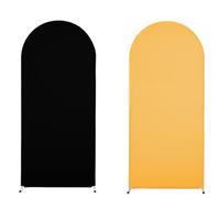 Fundas para Arcos de Boda Funda de Tela con Arco, Color sólido, elástica, for decoración Pared Fondo Fiesta cumpleaños y Boda(Two Tone 7,120X50cm)