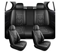 Fundas para Asiento Para Fit Para Accord 7 8 Para Civic Para Jazz Para Vezel Para CRV Para Ciudad Funda Protectora Para Asiento De Coche De Cojín(A Set-Black Grey)