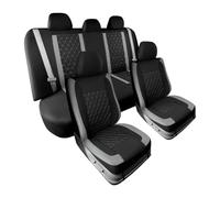 Fundas para Asiento Para VW Para Golf Para Passat B5 B6 B7 B8 Para Tiguan Para Toureg Para Touareg Para T-ROC Para Polo Para Jetta Cubierta Asiento(Gray 5 Seat)