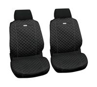 Fundas de asiento Lampa delanteras de algodón universales negras