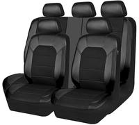 Fundas para Asientos de Coche, Juego Completo de 9 Piezas para Opel Vauxhall Corsa 5 Puertas F E D C B a 2016-2025, Cojín Ajustable Transpirable Impermeable Antideslizante Protectores de Asi
