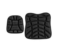 Fundas para Asientos de Moto 1/2 Uds Motocicleta para Ajuste para Almohadilla de Asiento cojín Gel cómodo 3D para absorción Golpes Universal(2pcs Set)