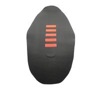 Fundas para asientos de motocicleta Para funda de asiento acanalado Para suave para todas las bicicletas Dirt Off Para Road motocicleta MX para Cross(Black with Red)