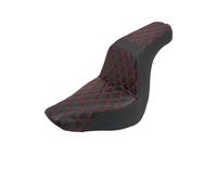 Fundas para asientos motocicleta Para Harley Para Softail Para Low Rider FXLR FXLRS Sport Glide FLSB 2018-Up Motocicleta Asiento Delantero Trasero Asiento Pasajero Comoxí Pasajero(Red Line Seat)