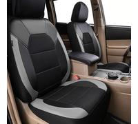 Fundas para Asientos Y Reposacabezas para Chevrolet Corvette Hard Top (C5) Coupe 1999 2000 2001-2004, De Piel SintéTica Transpirable, Compatibles con Airbag, Lavables,Grey