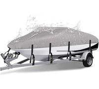 Fundas para Barco para Donzi Marine 22 1970-1984 1985 1986 1987 1988 1989 1990, Agua Todo Clima Protección al Aire Libre, Cubierta de Tela Oxford Resistente al Desgarro,Silver