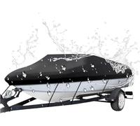 Fundas para Barco para Sun Tracker Bass Buggy 16 XL Select 1985-2022 2023 2024 2025 2026, Resistente Grado Marino Fundas para Barcos Impermeable, Resistente Oxford, Funda Protectora Barco