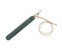 Fundas para bolígrafos de piel sintética, funda protectora individual, verde oscuro