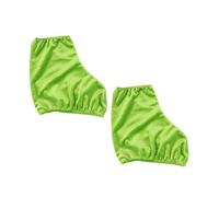 Fundas para botas de patinaje artístico Funda de terciopelo elástico for botas patín, Protector antiarañazos for zapatos, accesorios deportivos equipo for patines Hockey sobre hielo(Green S)