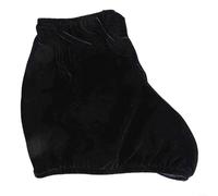 Fundas para botas de patinaje con ajuste elástico para varios patines, incluyendo hockey y patines artísticos, fundas protectoras para zapatos para mantener el estado del patín (negro)