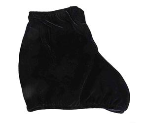 Fundas para botas de patinaje con ajuste elástico para varios patines, incluyendo hockey y patines artísticos, fundas protectoras para zapatos para mantener el estado del patín (negro)